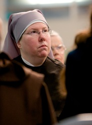 Cardinal Franc Rode, Prefect of the Congregation for Institutes of  Consecrated Life and Societies of Apostolic Life addresses the Apostolic Religious Life Symposium held <br /><br />
Saturday, Sept. 27, 2008 at Stonehill College in North Easton, Mass.  A portion of Cardinal Rode&rsquo;s address was read by Father David O&rsquo;Connell, president of Catholic University of America and a fellow Vincentian.  Cardinal Sean P. O&rsquo;Malley introduced Cardinal Rode and translated for him during the question and answer session.<br /><br />
Pilot photo/ Gregory L. Tracy</p><br />
<p>