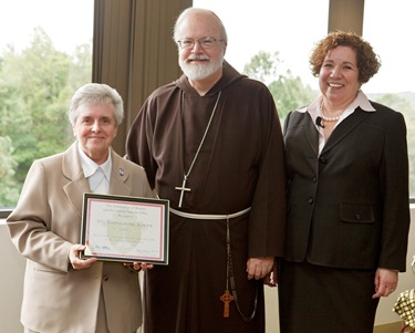 Secretary of Education and Superintendent of Schools for the Archdiocese of Boston Mary Grassa O’Neill and Cardinal Seán P. O’Malley host a “Celebration on Education” for principals and pastors at the archdiocese’s Pastoral Center Sept. 16, 2009.
Pilot photo/ Gregory L. Tracy
Secretary of Education and Superintendent of Schools for the Archdiocese of Boston Mary Grassa O’Neill and Cardinal Seán P. O’Malley host a “Celebration on Education” for principals and pastors at the archdiocese’s Pastoral Center Sept. 16, 2009.
Pilot photo/ Gregory L. Tracy