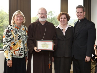 Secretary of Education and Superintendent of Schools for the Archdiocese of Boston Mary Grassa O’Neill and Cardinal Seán P. O’Malley host a “Celebration on Education” for principals and pastors at the archdiocese’s Pastoral Center Sept. 16, 2009.
Pilot photo/ Gregory L. Tracy
Secretary of Education and Superintendent of Schools for the Archdiocese of Boston Mary Grassa O’Neill and Cardinal Seán P. O’Malley host a “Celebration on Education” for principals and pastors at the archdiocese’s Pastoral Center Sept. 16, 2009.
Pilot photo/ Gregory L. Tracy