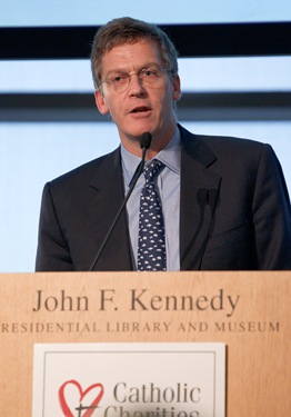 Catholic Charities Annual Spring Gala, held May 20, 2010 at the John F. Kennedy Library in Boston. At the banquet, Ken Hackett, president of Catholic Relief Services, was presented with Charities’ annual Justice and Compassion Award. Pilot photo by Gregory L. Tracy Catholic Charities Annual Spring Gala, held May 20, 2010 at the John F. Kennedy Library in Boston. At the banquet, Ken Hackett, president of Catholic Relief Services, was presented with Charities’ annual Justice and Compassion Award. Pilot photo by Gregory L. Tracy