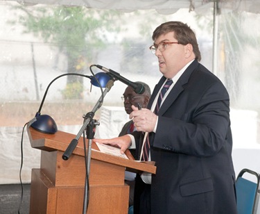 Archdiocese of Boston Planning Office of Urban Affiars groundbreaking ceremony for Rose Hill Manorin Billerica,  Oct. 20, 2010. Photo by Jim Lockwood, The Pilot