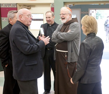 Archdiocese of Boston Planning Office of Urban Affiars groundbreaking ceremony for Rose Hill Manorin Billerica,  Oct. 20, 2010. Photo by Jim Lockwood, The Pilot