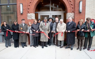 Dedication of the Archiocese of Boston Planning Office of Urban Affairs' Hayes development, Haverhill, Mass. Oct. 14, 2010. Photo by Jim Lockwood, The Pilot