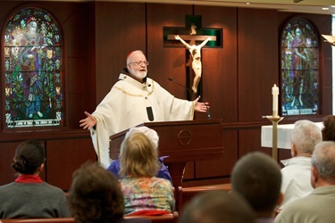 Cardinal Seán P. O’Malley celebrates Mass for the feast of All Souls in the chapel of the Archdiocese of Boston’s Pastoral Center in Braintree Nov. 2, 2010. Photo by Gregory L. Tracy, The Pilot Cardinal Seán P. O’Malley celebrates Mass for the feast of All Souls in the chapel of the Archdiocese of Boston’s Pastoral Center in Braintree Nov. 2, 2010. Photo by Gregory L. Tracy, The Pilot