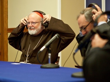 Mass and inaugural broadcast of WQM 1060 AM, Nov. 1 at the Cathedralof the Holy Cross. Pilot photo by Gregory L. Tracy Mass and inaugural broadcast of WQM 1060 AM, Nov. 1 at the Cathedralof the Holy Cross. Pilot photo by Gregory L. Tracy