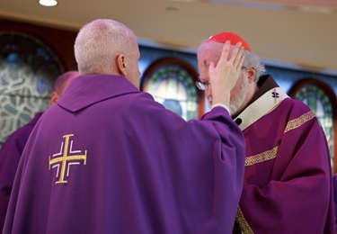 Ash Wednesday, March 9, 2011. Photo by Gregory L. Tracy, The Pilot Ash Wednesday, March 9, 2011. Photo by Gregory L. Tracy, The Pilot