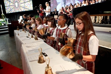 Cardinal Sean P. O’Malley celebrates the opening Mass of the 2012 National Catholic Education Association Convention in Boston, April 11, 2012. Pilot photo/ Gregory L. Tracy