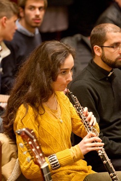 Mass with orchestra and choir of "The Suffering of the Innocents" and Boston members of the Neocatechumenal Way, May 5, 2012 at the Cathedral of the Holy Cross. Photo by Gregory L. Tracy Mass with orchestra and choir of "The Suffering of the Innocents" and Boston members of the Neocatechumenal Way, May 5, 2012 at the Cathedral of the Holy Cross. Photo by Gregory L. Tracy
