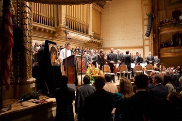 "Suffering of the Innocents, a Symphonic Homage and Prayer" performed at Boston Symphony Hall May 6, 2012. Photo by Gregory L. Tracy "Suffering of the Innocents, a Symphonic Homage and Prayer" performed at Boston Symphony Hall May 6, 2012. Photo by Gregory L. Tracy