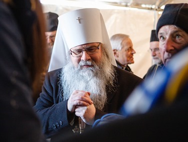 Cardinal O’Malley gathers with other pro-life leaders at the rally on the National Mall in Washington, D.C. before the start of the March for Life Jan. 22, 2014.  (Pilot photo by Gregory L. Tracy)