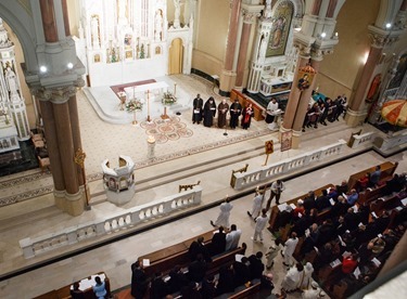 On Jan. 25, 2014, the final day of the Week of Prayer for Christian Unity, the archdiocese’s Office for Ecumenical and Interreligious Affairs and the Community of Sant’Egidio co-sponsored am ecumenical  prayer service for Christian Martyrs.  The gathering was attended by over 500 people including representatives of Protestant, Orthodox, Oriental Orthodox, Historically Black and Evangelical churches as well as numerous Catholic parishes, ethnic groups and rites. (Pilot photo by Gregory L. Tracy)