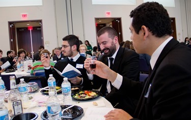 The Anti-Defamation League (ADL) New England Region 7th annual Nation of Immigrants Community Seder, held March 23, 2014 at the UMass Boston Campus Center. (Pilot photo/ Christopher S. Pineo )