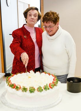 Retirement celebration for Pilar Latorre who served the archdiocese’s Hispanic community for 40 years, Feb. 26, 2015. Pilot photo by Gregory L. Tracy