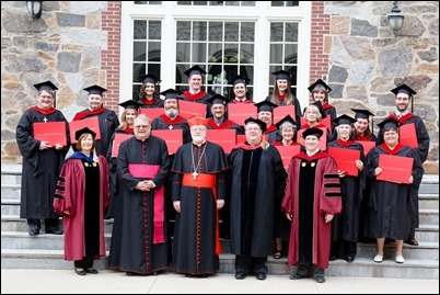 Commencement of the Theological Institute for the New Evangelization of St. John’s Seminary May 23, 2017. Pilot photo/ Mark Labbe 
