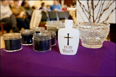 Cardinal Sean P. O'Malley celebrates Mass of Ash Wednesday at the Archdiocese of Boston’s Pastoral Center, Feb. 14, 2018. Pilot photo/ Gregory L. Tracy